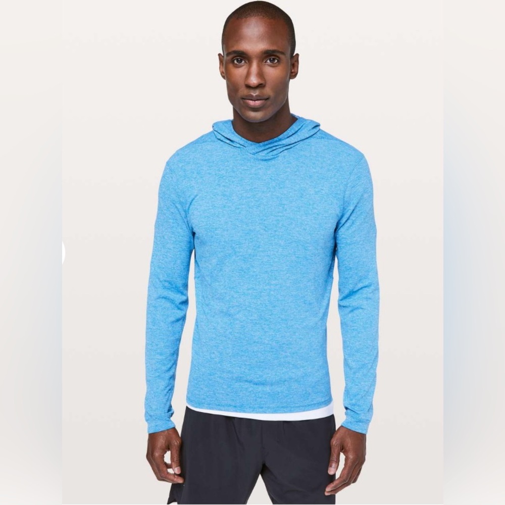 Lululemon Drysense Hoodie
Heathered Amalfi Blue